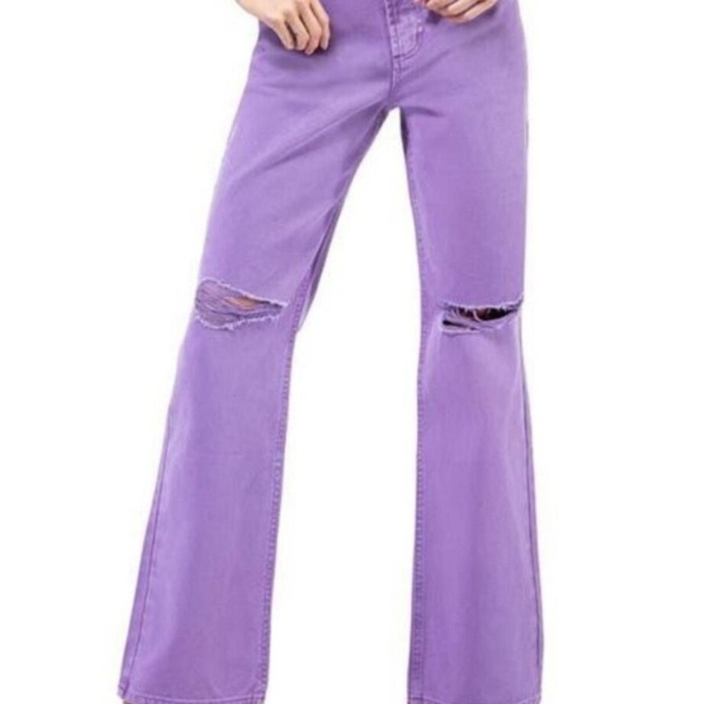 AFRM Purple Boot Cut Flare Pants